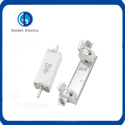 China Low Voltage 1500VDC Solar DC Fuse Link Holder 160A 200A Knife Blade Gpv Fuse Base for sale