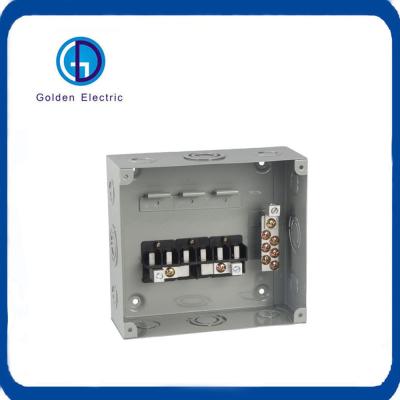 China Residential and Commercial 6way Single Phase Distribution Box with Circuit Breaker for sale