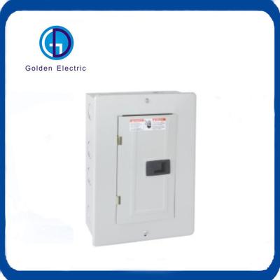 China Design 40A 100A 6way Square Electrical Power Panel Board Distribution Load Centers for sale