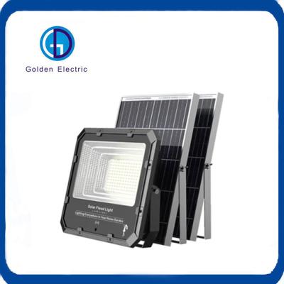 China Solar IP66 250W 300W Garden Lighting Remote Control LED Spotlight Outdoor Flood Light Lamp for sale