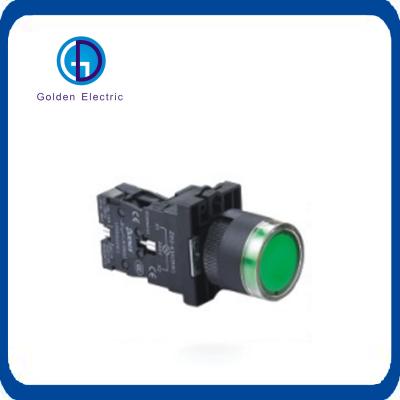 China Industrial Grade 120V 240V LED Light Metal Selector Push Button with CE Certification for sale