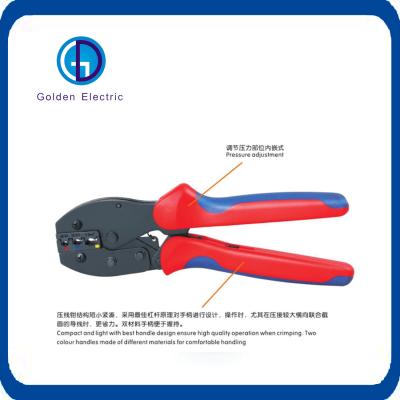 China Box Joint Structure Ratchet Crimping Pliers for Industrial Wire Stripping and Cutting for sale