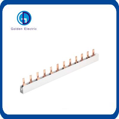 China 1p 2p 3p 4p Benzine-geplatte koperen busbar voor elektrische MCB-busbar Isolator Breaker Connector Te koop