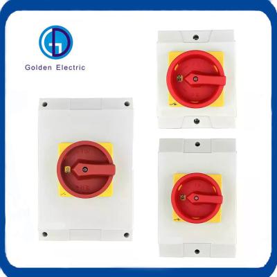 China 10A-150A 230V/440V AC Load Waterproof Isolating Switches Electrical Rotary Isolator Switch for sale