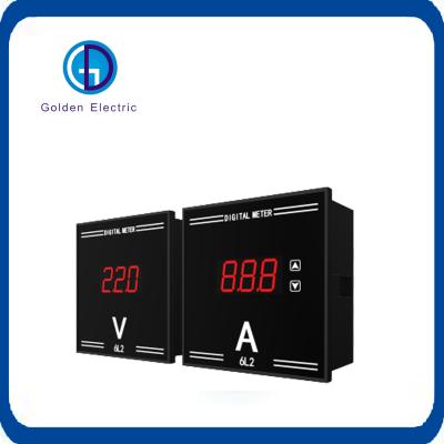 China Plastics Housing LED Digital Display Voltmeter For Measuring Pulse Peak for sale