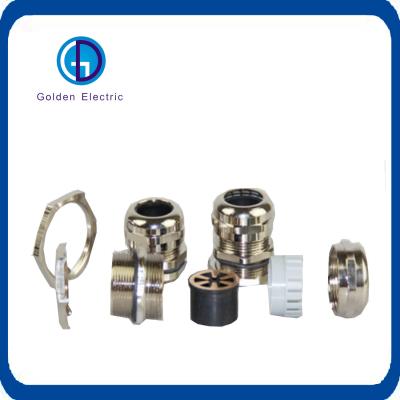 China IP68 Brass Metal Waterproof Cable Gland Pg/Metric/NPT Thread Other Size Customization for sale