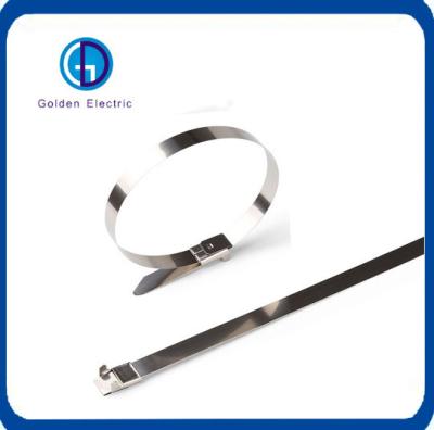 China Type Eco Friendly Stainless Steel Cable Tie with Self-Locking and CE Certification for sale