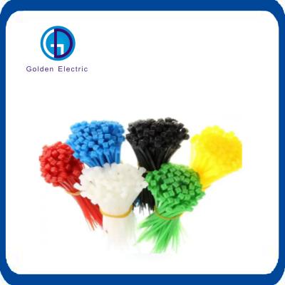 China Colored Soft Releasable Self-Locking Plastic Cable Ties Nylon Zip Ties with Guarantee for sale