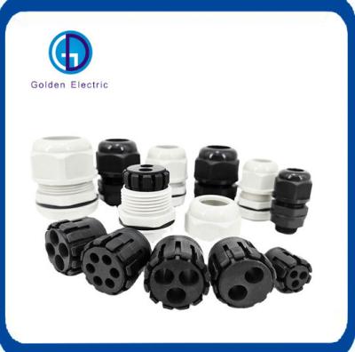 China Greaseproof 3 Holes Nylon Cable Gland Thread Type With Different Sizes for sale