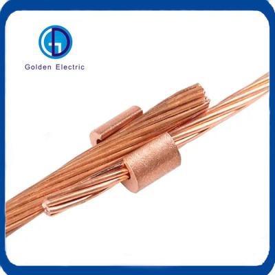 China Lightning Protection and Customization Electrical Cable Earthing Copper C Clamp for sale