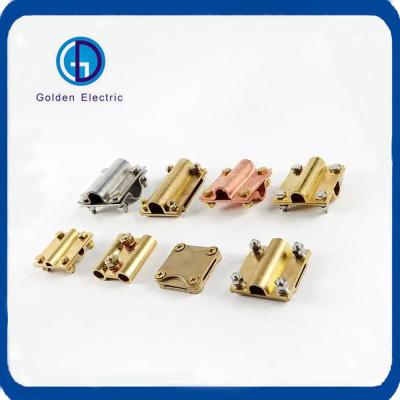 China 95mm2 Brass Copper Tape Clamp Corrosion Resistant For Safety Protection for sale