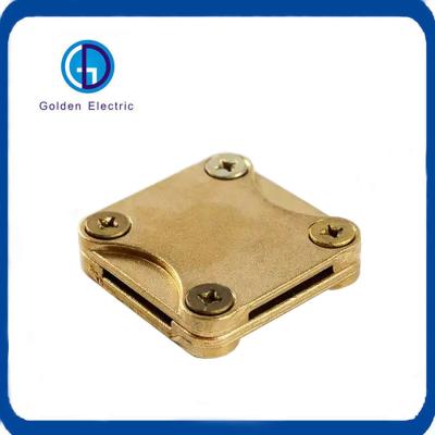 China High Voltage 25mm Copper Square Tape Clamp Customizable Wear Resistant for sale