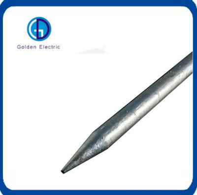 China High Conductivity Galvanized Ground Rods Earth Rod for Earth System Zinc Thickness 70μm for sale