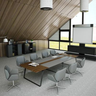 China Modern Industrial Design Office Furniture Office Furniture Conference Table Modern Industrial Meeting Desk for sale