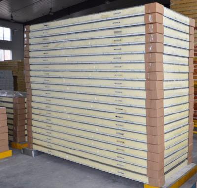 China Metal Cold Room Pur Sandwich Panel Manufactures for sale