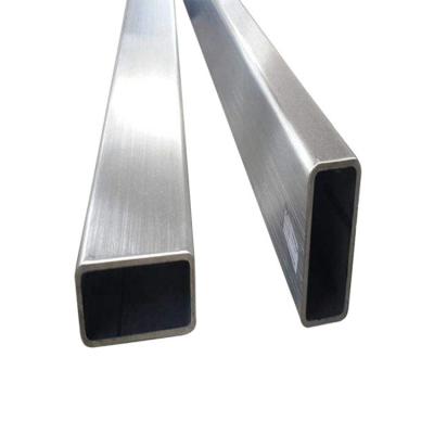 China Industry / Construction Brushed Stainless Steel Square Tubes, Stainless Steel Rectangular Pipe, Stainless Steel Oval Pipe for sale