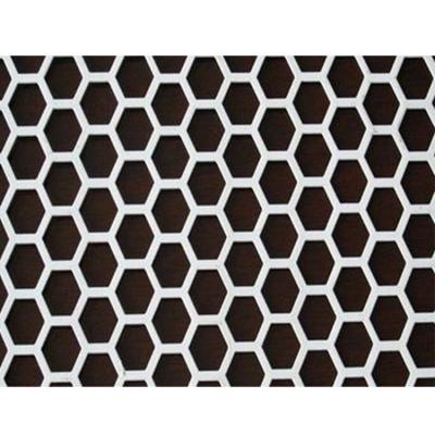 China Automatic Hexagonal Perforated Stainless Steel Sheet Metal Screen Sheet Plate Price for sale