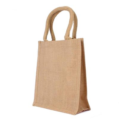 China Large High Quality Natural Color Customized Handled Jute Sack Free Sample Provide for sale