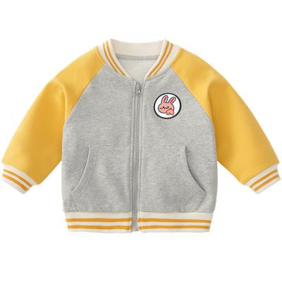 China New children's clothing2021Autumn children's clothing2021Autumn children's long-sleeved casu western style baby clothes viable girls' baseball jacket for sale