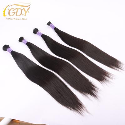 China Directly 100% Unprocessed Virgin GDY Human Hair Raw Bundles Bulk Factory Price Wholesale Brazilian Virgin Hair for sale