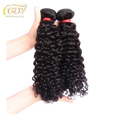 China 1-3 Years Under Fast Delivery Natural Color 1B Color Women Proper Care GDY Hair Deep Wave Bundles Brazilian Virgin Cuticle Aligned Hair Bundles for sale