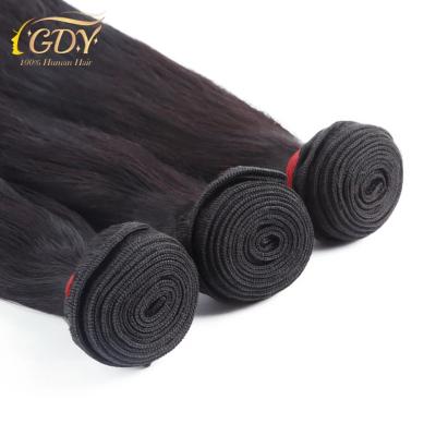 China Beautiful 2022 Hot Beauty 100% Remy Human Hair 10A Grade 1B Virgin Hair Color Natural Silky Straight Bundles Cuticle Aligned Hair for sale