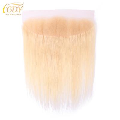 China GDY Straight Hair Virgin Black Hair Lace Closure HD 13*4 Lace Closure High Quality High Quality Transparent Straight Headband for sale