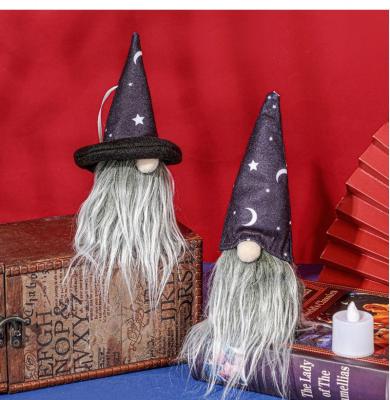 China New Halloween Nonwoven Fabric 2021 Gnome Plush Tomte Decoration Gnomes Magician Swedish Dwarf Spider Doll Nisse Faceless Table Ornament for sale