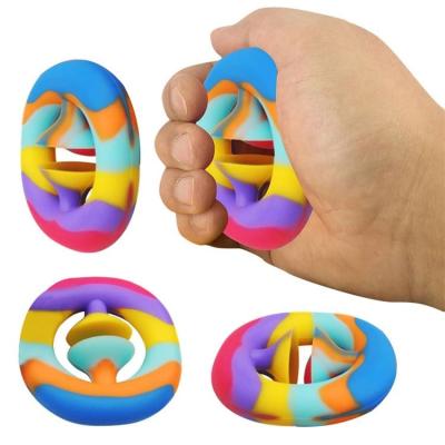 China Finger Grip Hand Grip Exerciser Finger Anti Strain Adult Child Stirring Toys Dropshipping Toy Bracelet Stress Snapper Fidget for sale