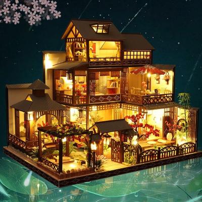 China DIY wooden architecture/house/miniatures for sale