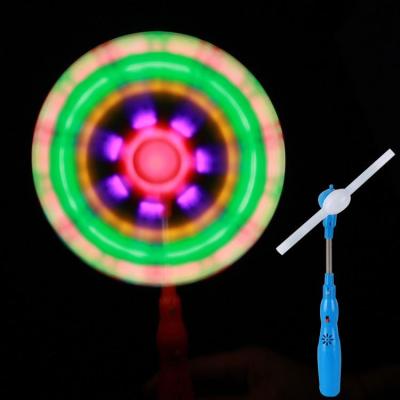 China 14 Inch Fun Central Light Mindwill Stick Magic Wand Led Windmill Toy For Kids 90*7*7cm for sale