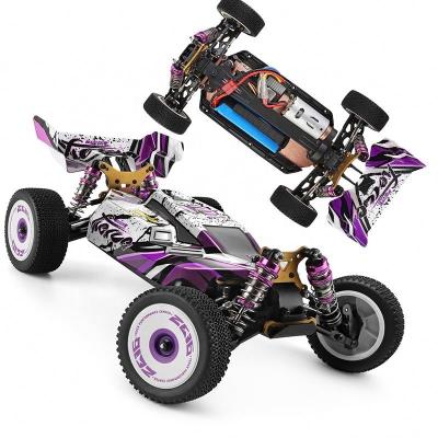 China Zinc alloy hobby rc car oil shock motor brush chassis 550 speed rc car 124019 wltoys 2.4g 1/12 55km/h 4x4 metal model truck with toy mistakes for sale