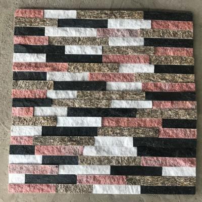 China China Traditional Cheap Stone Wall Cladding Multicolor Natural Cultured Quartz Stone for sale