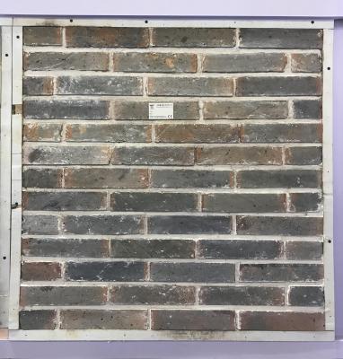 China Cheap Super Thin 1.2 Thickness Corner Bricks Brick Plate Fading Gray for sale