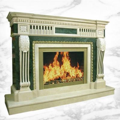 China Modern modern marble fireplace/limestone fireplace mantel mantels/cantera stone fireplace for sale