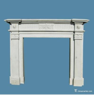 China modern french style fireplace marble mantel/cheap fireplaces/victorian style fireplace for sale