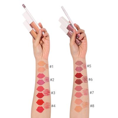 China Private Label Waterproof Matte Lipstick and Lip Liner Set Vendor Lip Liner and Gloss Vegan Waterproof Lip Kit for sale