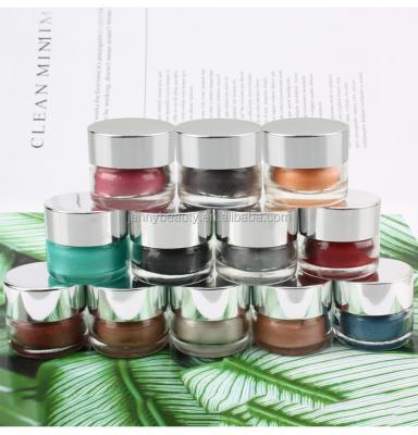 China Waterproof 13 Different Colors Vegan Eyeshadow Pot Shimmer Dye Eyeshadow Cosmetics Pearlescent Eye Makeup for sale