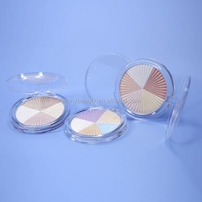 China Wholesale Waterproof Makeup Shimmer Highlighter Bar Palette Face Pressed Powder 5 Colors Highlighter Bar Private Label for sale