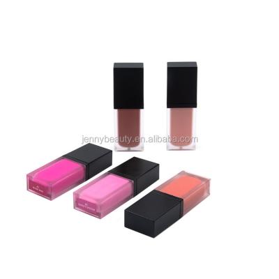 China Low MOQ waterproof wholesale make up cheek liquid blush red liquid for blush cosmetic private label for sale