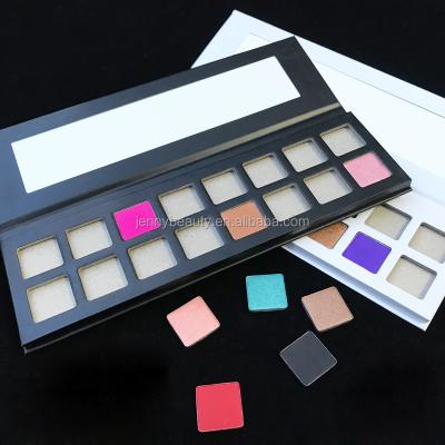 China Custom EYE Your Individual Makeup Eyeshadow Palette With 16 Colored Pans DIY Palette for sale