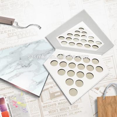 China DIY Private Label Makeup Empty Marble Waterproof Palette Custom Eyeshadow Palette Packaging for sale