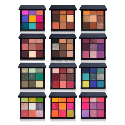 China Waterproof Cosmetic 2020 High Quality Charming Vegan Makeup Beauty Shimmer Eyeshadow Palette Private Label for sale