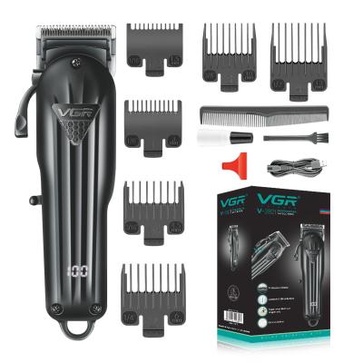 China VGR V-282 Barber Hair Clipper Mens Cordless Outdoor Adjustable Professional Electric Rechargeable Hair Trimmer Cutting Machine For Men for sale