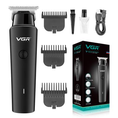 China Hotel VGR V-933 Rechargeable Professional Zero Cutting Blades Trimmer Electric Beard Trimmer For Men Maquina De Cortar Cabelo for sale