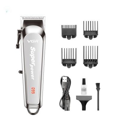 China Hotel VGR V-060 Electric Cordless Trimming Hair Trimmer for Barber Professional Men Rechargeable Clippers for sale