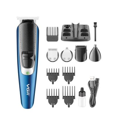 China Hotel VGR V-172 Professional 5 in 1 Grooming Kit Electric Shaver Trimmer Set Cordless Nose and Beard Trimmer for Men for sale