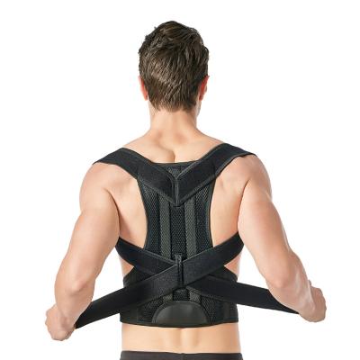 China Breathable Posture Corrector Posture Training Equipment To Improve Back Upper Adjustable Clavicle Support Brace Orthopedic Exerciser for sale