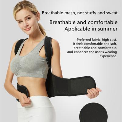 China Breathable.posture corrector Custom logo waist support adjustable back posture orthosis for men and women improve posture delivery and back pain relief for sale