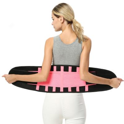 China New Sauna Effect Fat Burning Waist Trimmer Universal Advanced Adjustable Weight Loss Belt Back Support for sale